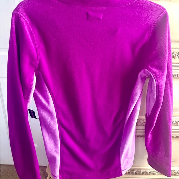 🩷NWT Old Navy quarter zip jacket/shirt in posh purple - Picture 2 of 5